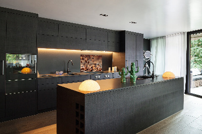 Spatscherm keuken Koffiebonen