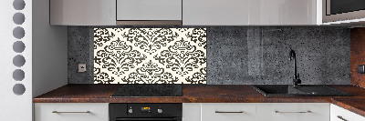 Glazen achterwand keuken Ornamenten achtergrond