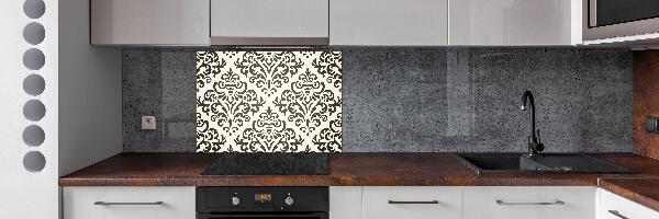 Glazen achterwand keuken Ornamenten achtergrond
