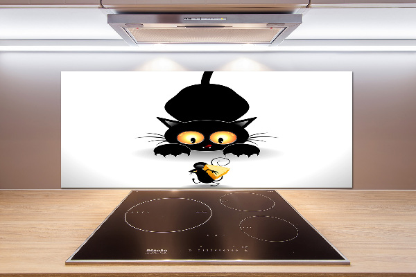 Keuken achterwand Kat en muis