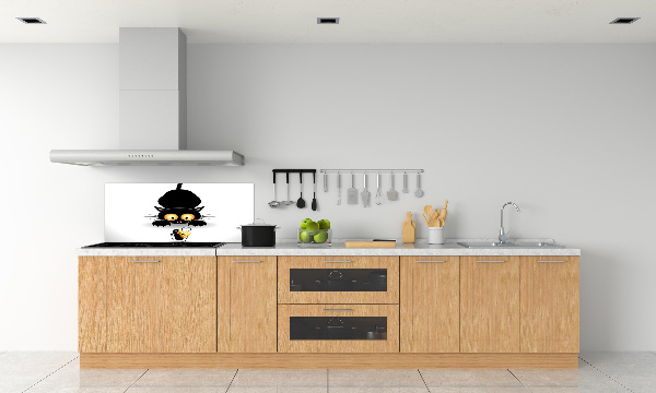 Keuken achterwand Kat en muis