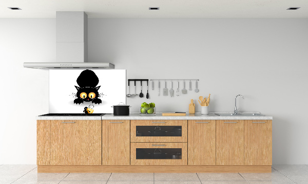 Keuken achterwand Kat en muis