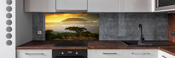 Spatplaat keuken Kilimanjaro Kenia