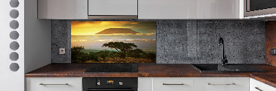 Spatplaat keuken Kilimanjaro Kenia
