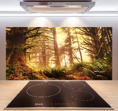 Keuken achterwand regenwoud