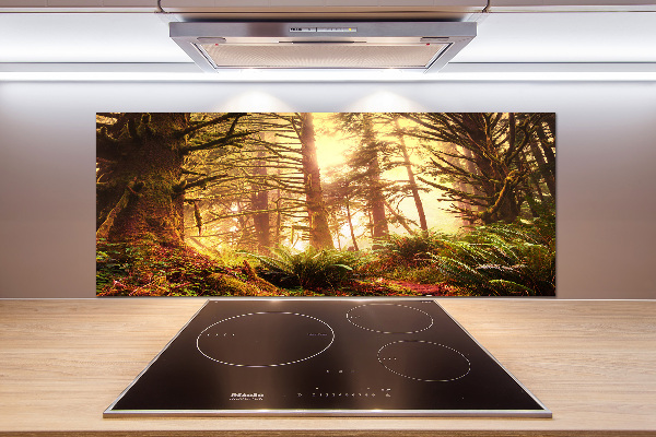 Keuken achterwand regenwoud