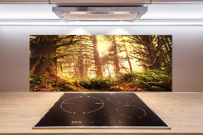 Keuken achterwand regenwoud