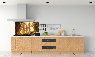 Keuken achterwand regenwoud