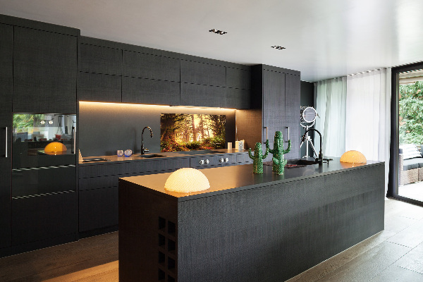 Keuken achterwand regenwoud