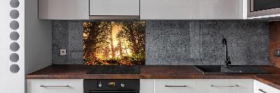 Keuken achterwand regenwoud