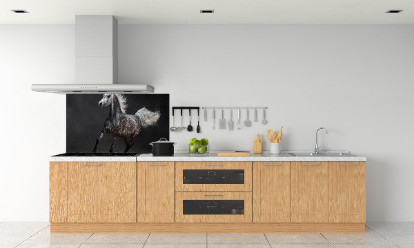 Achterwand keuken Grijze Arabische paard