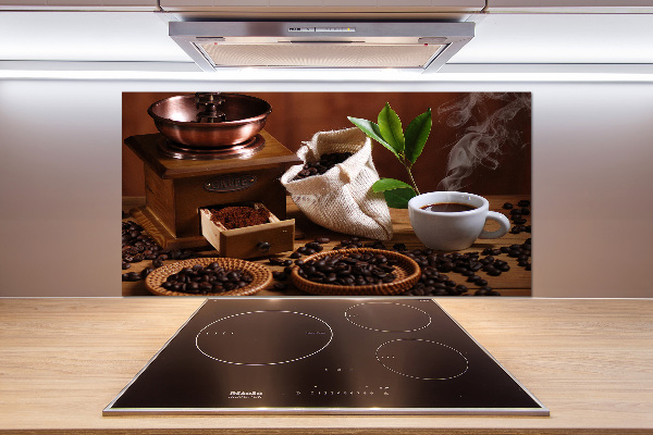 Spatplaat keuken Een kopje espresso