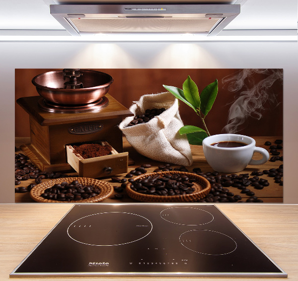 Spatplaat keuken Een kopje espresso