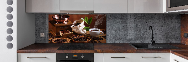 Spatplaat keuken Een kopje espresso