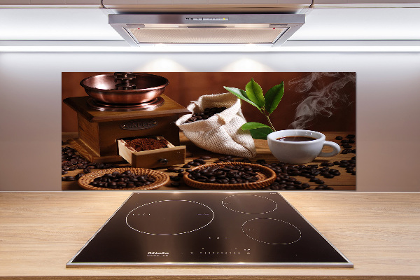 Spatplaat keuken Een kopje espresso