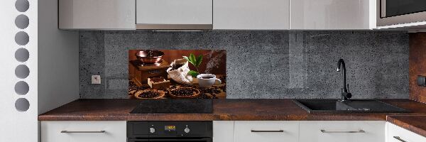 Spatplaat keuken Een kopje espresso