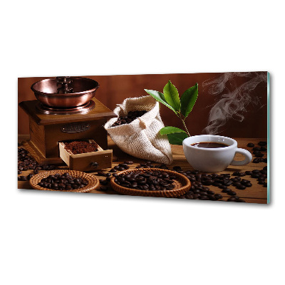 Spatplaat keuken Een kopje espresso