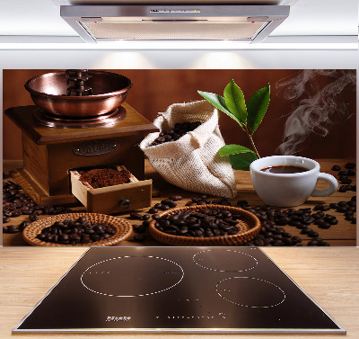 Spatplaat keuken Een kopje espresso