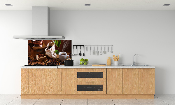 Spatplaat keuken Een kopje espresso