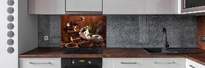 Spatplaat keuken Een kopje espresso