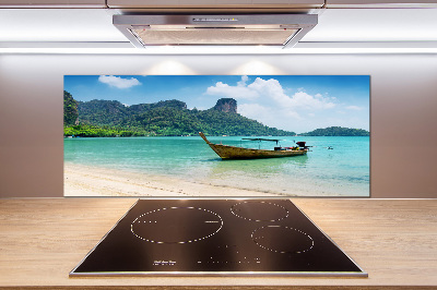 Keuken achterwand Boot