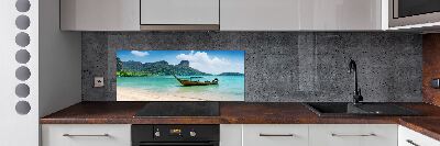 Keuken achterwand Boot
