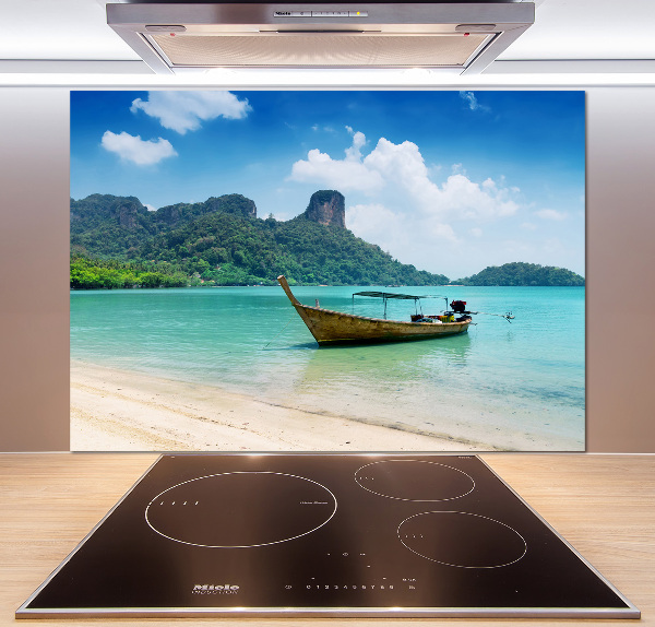 Keuken achterwand Boot