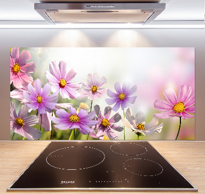 Achterwand keuken Bloemen in de weide