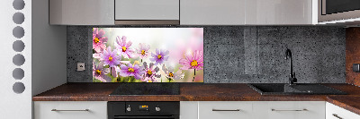 Achterwand keuken Bloemen in de weide