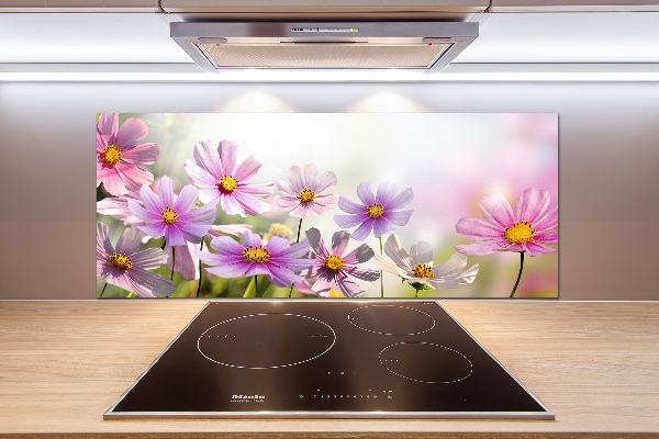 Achterwand keuken Bloemen in de weide