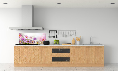 Achterwand keuken Bloemen in de weide