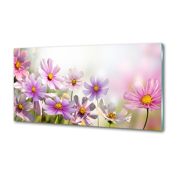 Achterwand keuken Bloemen in de weide