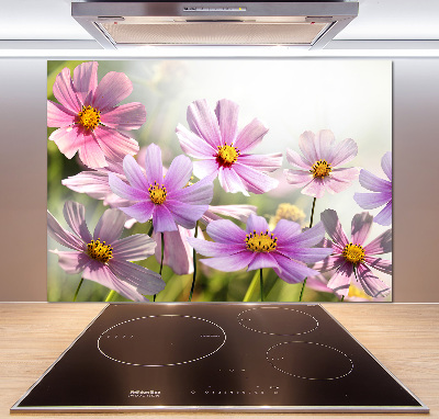 Achterwand keuken Bloemen in de weide
