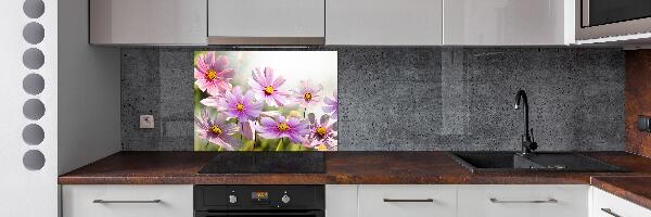 Achterwand keuken Bloemen in de weide