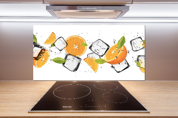 Achterwand keuken Sinaasappels met ijs