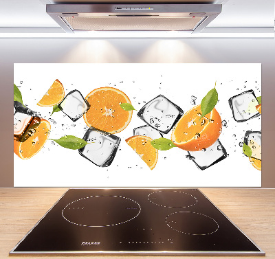 Achterwand keuken Sinaasappels met ijs