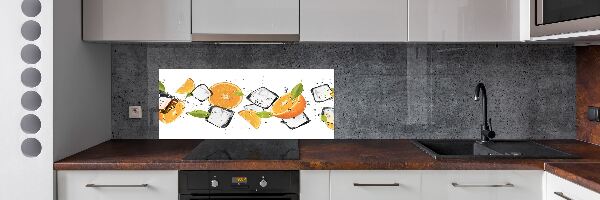 Achterwand keuken Sinaasappels met ijs