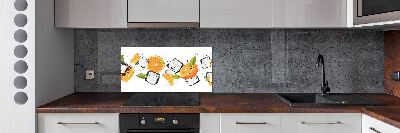 Achterwand keuken Sinaasappels met ijs
