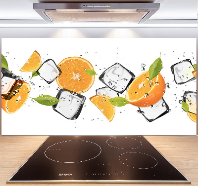 Achterwand keuken Sinaasappels met ijs