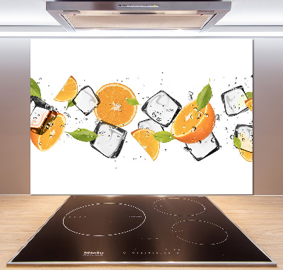 Achterwand keuken Sinaasappels met ijs