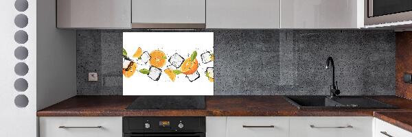 Achterwand keuken Sinaasappels met ijs