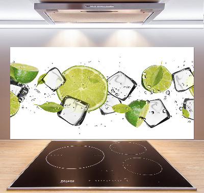 Spatscherm keuken Limoen met ijs
