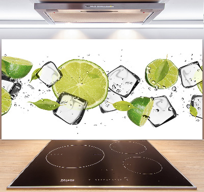 Spatscherm keuken Limoen met ijs