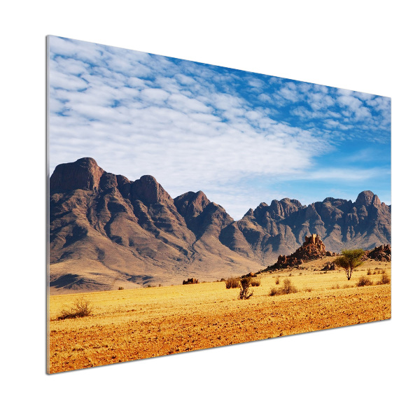 Achterwand keuken Rotsen in Namibië