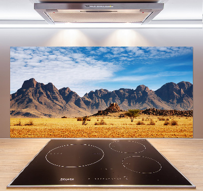 Achterwand keuken Rotsen in Namibië