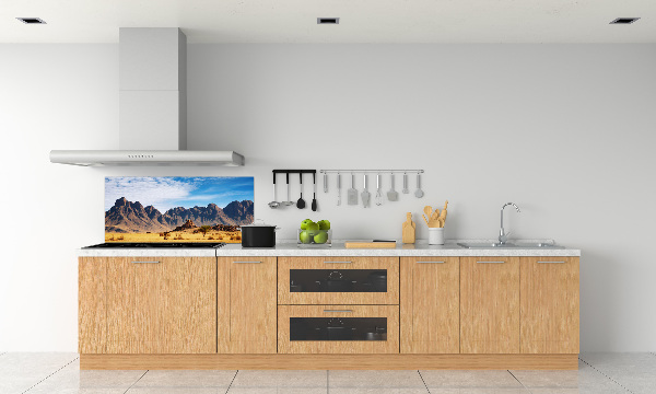 Achterwand keuken Rotsen in Namibië