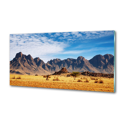 Achterwand keuken Rotsen in Namibië