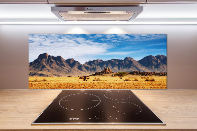 Achterwand keuken Rotsen in Namibië