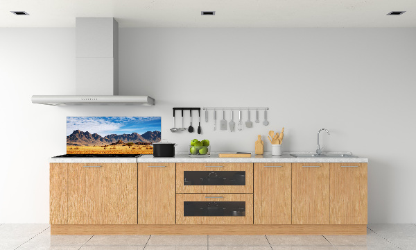 Achterwand keuken Rotsen in Namibië