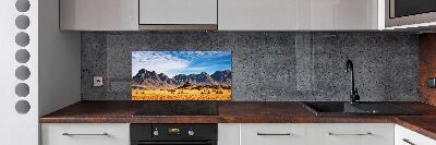 Achterwand keuken Rotsen in Namibië